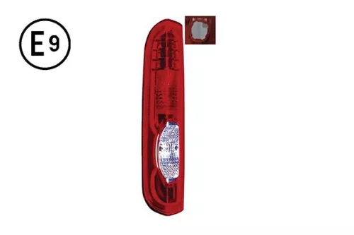 Left Rear Light Without Bulb Holder Renault Trafic 2006 OE 8200415250 - 4449448 - 2654500Q0A