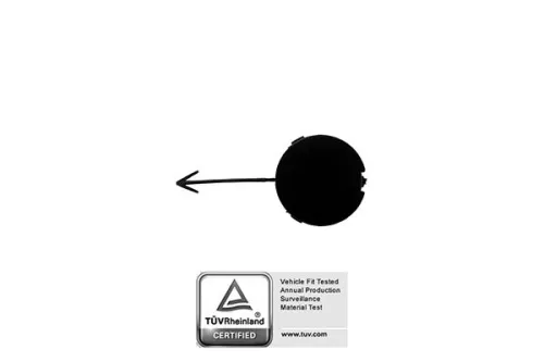 Black Rear Tow Hook Cap Ford Transit Connect 2018 OE 2499155