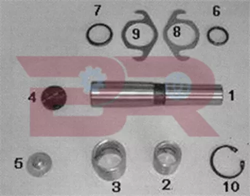 IVECO AXLE PIN ASSEMBLY WITHOUT COVERS