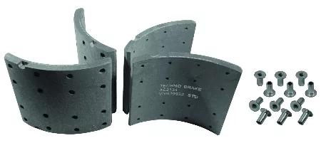 BRAKE LININGS STD SET WITH RIVETS
