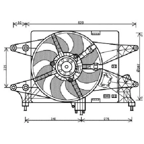 Fan, engine cooling